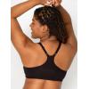 Fruit of the Loom Women’s Adjustable Shirred Front Racerback Sports Bra, Multi Pack Options(Desert Dusk/Black/Blushing Rose)