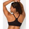 Fruit of the Loom Women’s Adjustable Shirred Front Racerback Sports Bra, Multi Pack Options(Heather Grey/ White/ Black)