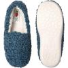 Fruit of the Loom Women’s Berber Loafer – Comfy, Memory Foam, Indoor/Outdoor(Blue)