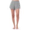 Fruit of the Loom Women’s Beyondsoft Sleep Tee and Shorts Set(Light Grey Heather)
