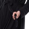 Fruit of the Loom Womens Breathable Robe(Black)