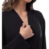 Fruit of the Loom Womens Breathable Robe(Black)