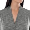 Fruit of the Loom Womens Breathable Robe(Heather Grey)