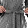 Fruit of the Loom Womens Breathable Robe(Heather Grey)