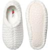 Fruit of the Loom Women’s Chevron Slippers – Fuzzy Memory Foam, Lightweight, Indoor/Outdoor Zapatillas de Mujer(Ivory)