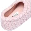 Fruit of the Loom Women’s Chevron Slippers – Fuzzy Memory Foam, Lightweight, Indoor/Outdoor Zapatillas de Mujer(Pink)