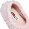 Fruit of the Loom Women’s Chevron Slippers – Fuzzy Memory Foam, Lightweight, Indoor/Outdoor Zapatillas de Mujer(Pink)