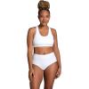 Fruit of the Loom Women’s Eversoft Cotton Underwear Multipacks, Tag Free & Breathable, Available in Plus Size(Brief – White)