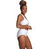 Fruit of the Loom Women’s Eversoft Cotton Underwear Multipacks, Tag Free & Breathable, Available in Plus Size(Brief – White)