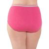 Fruit of the Loom Women’s Eversoft Cotton Underwear Multipacks, Tag Free & Breathable, Available in Plus Size(Hi Cut – Assorted Color May Vary)