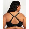 Fruit of the Loom Womens Fit for Me Collection: Plus Size Seamless Wireless Bra – Luxurious Blend for Ultimate Comfort(Black Hue)