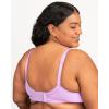Fruit of the Loom Womens Fit for Me Collection: Plus Size Seamless Wireless Bra – Luxurious Blend for Ultimate Comfort(Stellar Orchid)