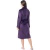 Fruit of the Loom Womens Fleece Robe(Dark Plum)