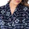 Fruit of the Loom Womens Fleece Robe(Fairisle)