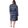 Fruit of the Loom Womens Fleece Robe(Fairisle)