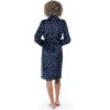 Fruit of the Loom Womens Fleece Robe(Multi Confetti)