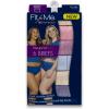 Fruit of the Loom Women’s High Cut Briefs Fit for Me Plus Size Underwear(Brief – Beyondsoft Cotton Blend – Assorted)