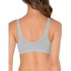 Fruit of the Loom Women’s Multi-Pack Front Closure Cotton Bra(Heather Grey)