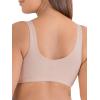 Fruit of the Loom Women’s Multi-Pack Front Closure Cotton Bra(Sand)