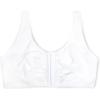 Fruit of the Loom Women’s Multi-Pack Front Closure Cotton Bra(White)