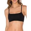 Fruit of the Loom Women’s Multi-Pack Spaghetti Strap Cotton Sports Bra(Black/White/Red Hot)
