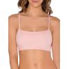 Fruit of the Loom Women’s Multi-Pack Spaghetti Strap Cotton Sports Bra(Blushing Rose/White/White/Black 4-pack)
