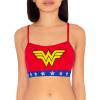 Fruit of the Loom Women’s Multi-Pack Spaghetti Strap Cotton Sports Bra(Crantastic/Crazy Cobalt – Wonder Woman)