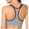 Fruit of the Loom Women’s Multi-Pack Spaghetti Strap Cotton Sports Bra(Grey Heather/Navy Heather/Black)