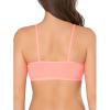 Fruit of the Loom Women’s Multi-Pack Spaghetti Strap Cotton Sports Bra(Kaleidescope/Charcoal/Punchy Peach)