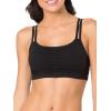 Fruit of the Loom Women’s Multi-Pack Spaghetti Strap Cotton Sports Bra(Petite Modern Camo/White/Black)