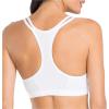 Fruit of the Loom Women’s Multi-Pack Spaghetti Strap Cotton Sports Bra(Red Hot With Black/White/Black Hue)