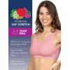 Fruit of the Loom Women’s Multi-Pack Tank Top Style Sports Bra(Midnight Meadow/Lilas/Grey Heather/Black Hue)