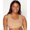 Fruit of the Loom Women’s Multi-Pack Tank Top Style Sports Bra(White/Sand/Black)
