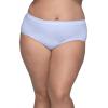 Fruit of the Loom Women’s Plus Size Fit for Me Seamless Brief Panty, Assorted 5 Pack(Plus Size Brief – 5 Pack – Black/White/Blue)