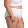 Fruit of the Loom Women’s Plus Size Underwear Briefs, Fit for Me, Designed to Fit Your Curves(Brief – Cotton – White)