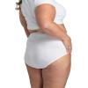 Fruit of the Loom Women’s Plus Size Underwear Briefs, Fit for Me, Designed to Fit Your Curves(Brief – Cotton – White)