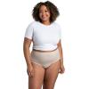 Fruit of the Loom Women’s Plus Size Underwear Briefs, Fit for Me, Designed to Fit Your Curves(Brief – Cotton Mesh – Colors May Vary)