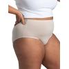 Fruit of the Loom Women’s Plus Size Underwear Briefs, Fit for Me, Designed to Fit Your Curves(Brief – Cotton Mesh – Colors May Vary)