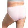 Fruit of the Loom Women’s Plus Size Underwear Briefs, Fit for Me, Designed to Fit Your Curves(Hi Cut – Micro Mesh – Colors May Vary)