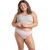 Fruit of the Loom Women’s Plus Size Underwear Briefs, Fit for Me, Designed to Fit Your Curves(Hi Cut – Micro Mesh – Colors May Vary)