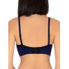 Fruit of the Loom Women’s Seamless Wire-Free Push-Up Bra – Soft, Comfortable & Supportive(Medevial Blue)