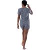 Fruit of the Loom Women’s Short Sleeve Tee and Short 2 Piece Sleep Set(Floral)