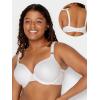 Fruit of the Loom Womens Smooth Cotton T-Shirt Bra – Ultra-Soft, Flexible, and Invisible Under Tees(Black Hue/Sand/White)