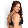 Fruit of the Loom Women’s Smooth Spacer T-Shirt Bra -Breathable, Ultra-Soft, Flexible, and Invisible Under Tees(Black Hue)