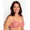 Fruit of the Loom Women’s Smooth Spacer T-Shirt Bra -Breathable, Ultra-Soft, Flexible, and Invisible Under Tees(Desert Dusk)