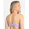 Fruit of the Loom Women’s Smooth Spacer T-Shirt Bra -Breathable, Ultra-Soft, Flexible, and Invisible Under Tees(Lilac Whisper)