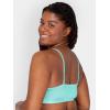 Fruit of the Loom Women’s Spaghetti Strap Cotton Sports Bra-All-Day Comfort(Lentil/Aruba Blue/Dutch Blue)