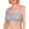 Fruit of the Loom Women’s Spaghetti Strap Cotton Sports Bra-All-Day Comfort(Lilac Whisper/White/Grey Heather)