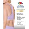 Fruit of the Loom Women’s Spaghetti Strap Cotton Sports Bra-All-Day Comfort(Purple Velvet/Heather Grey/Lilac)