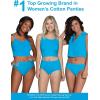 Fruit of the Loom Women’s Underwear Cotton Bikini Panty Multipack, Small (5)